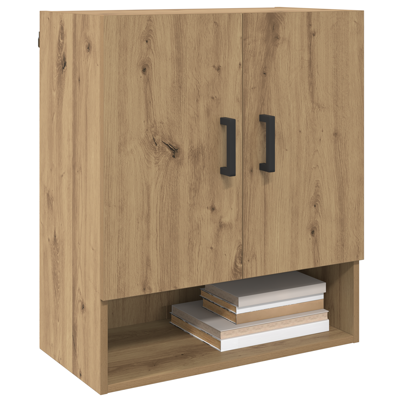Meuble mural chêne artisanal 60 x 31 x 70 cm Bois d'ingénierie