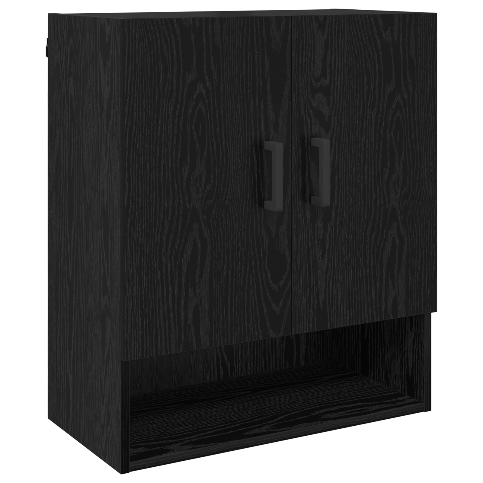 Meuble mural Chêne noir 60 x 31 x 70 cm Bois d'ingénierie