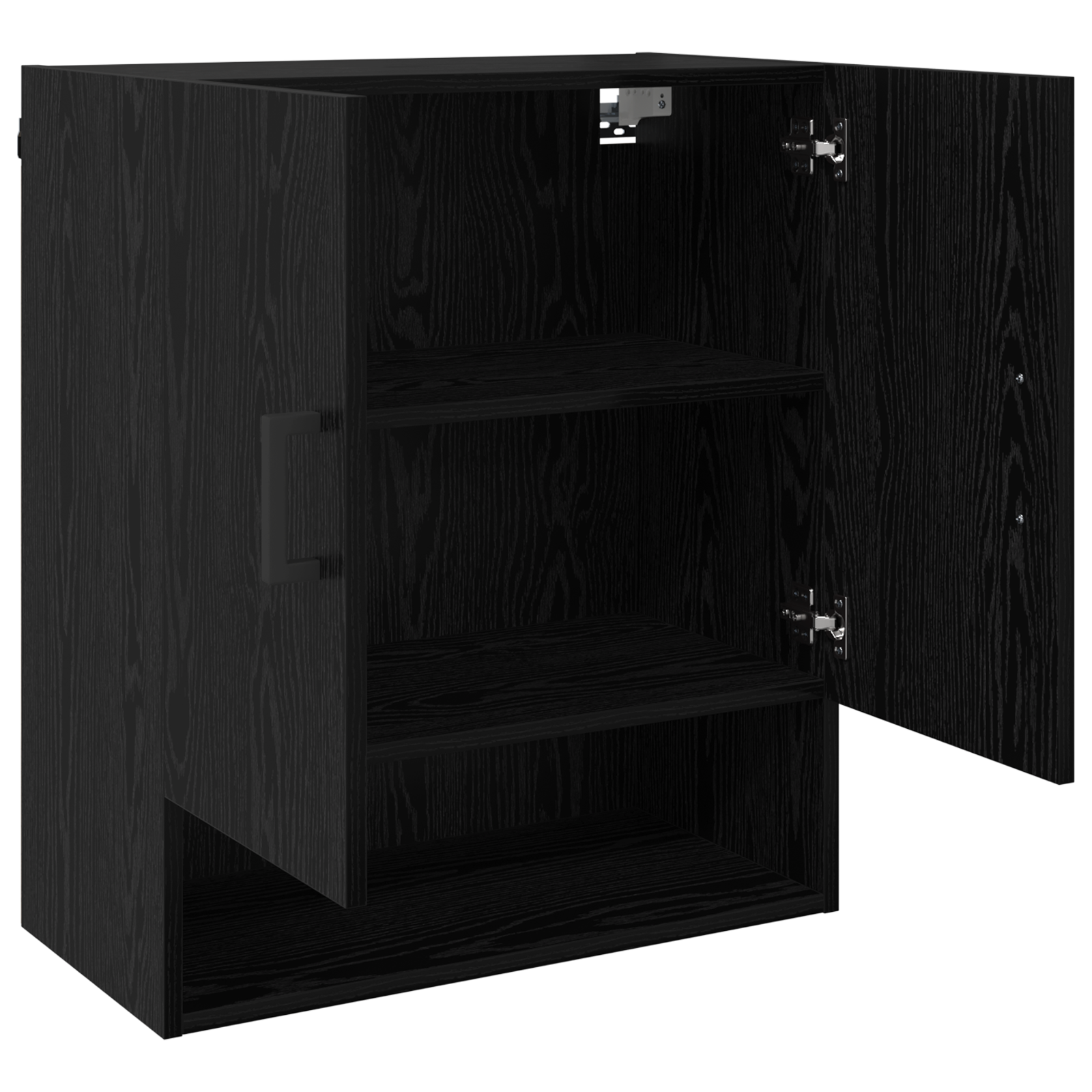 Meuble mural Chêne noir 60 x 31 x 70 cm Bois d'ingénierie