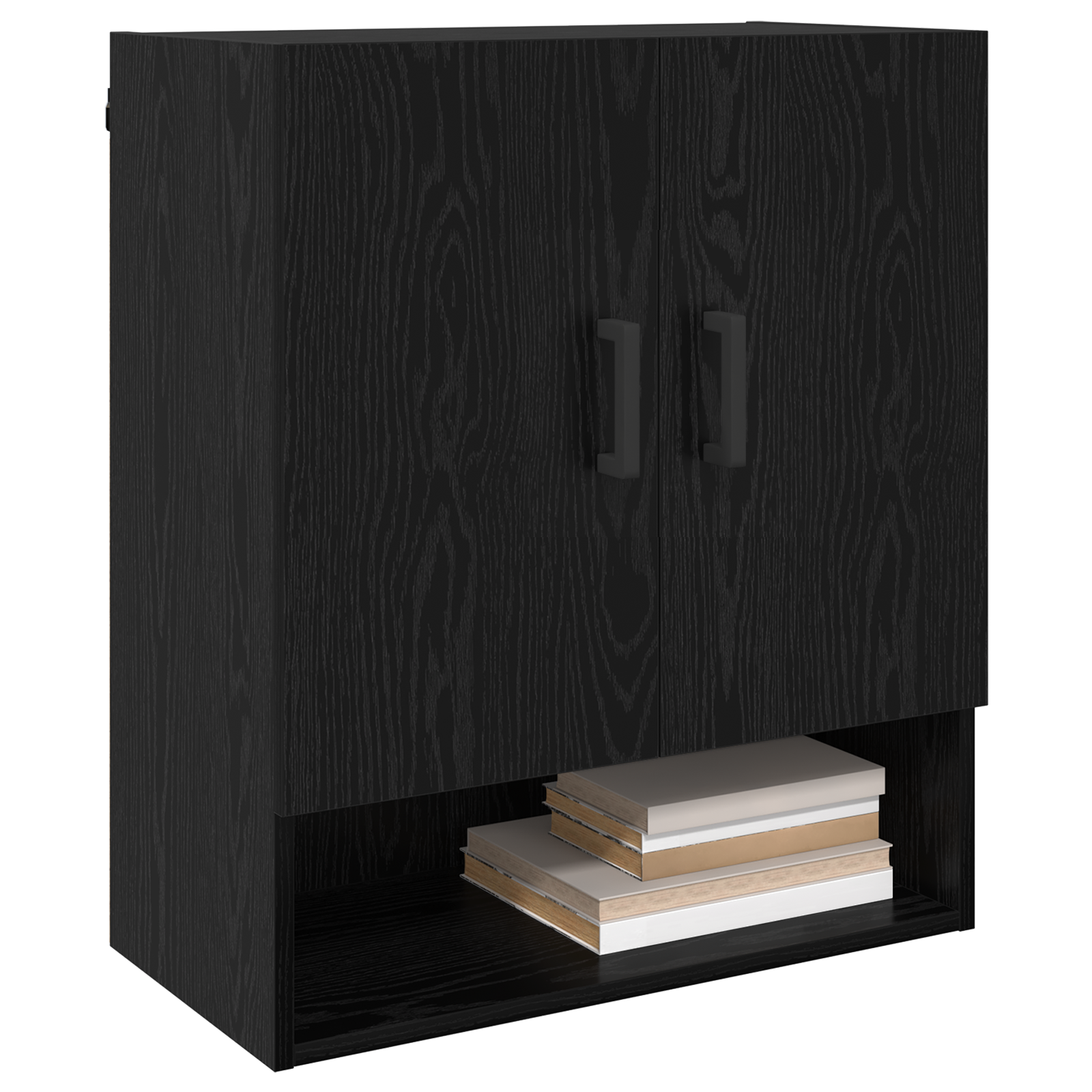 Meuble mural Chêne noir 60 x 31 x 70 cm Bois d'ingénierie