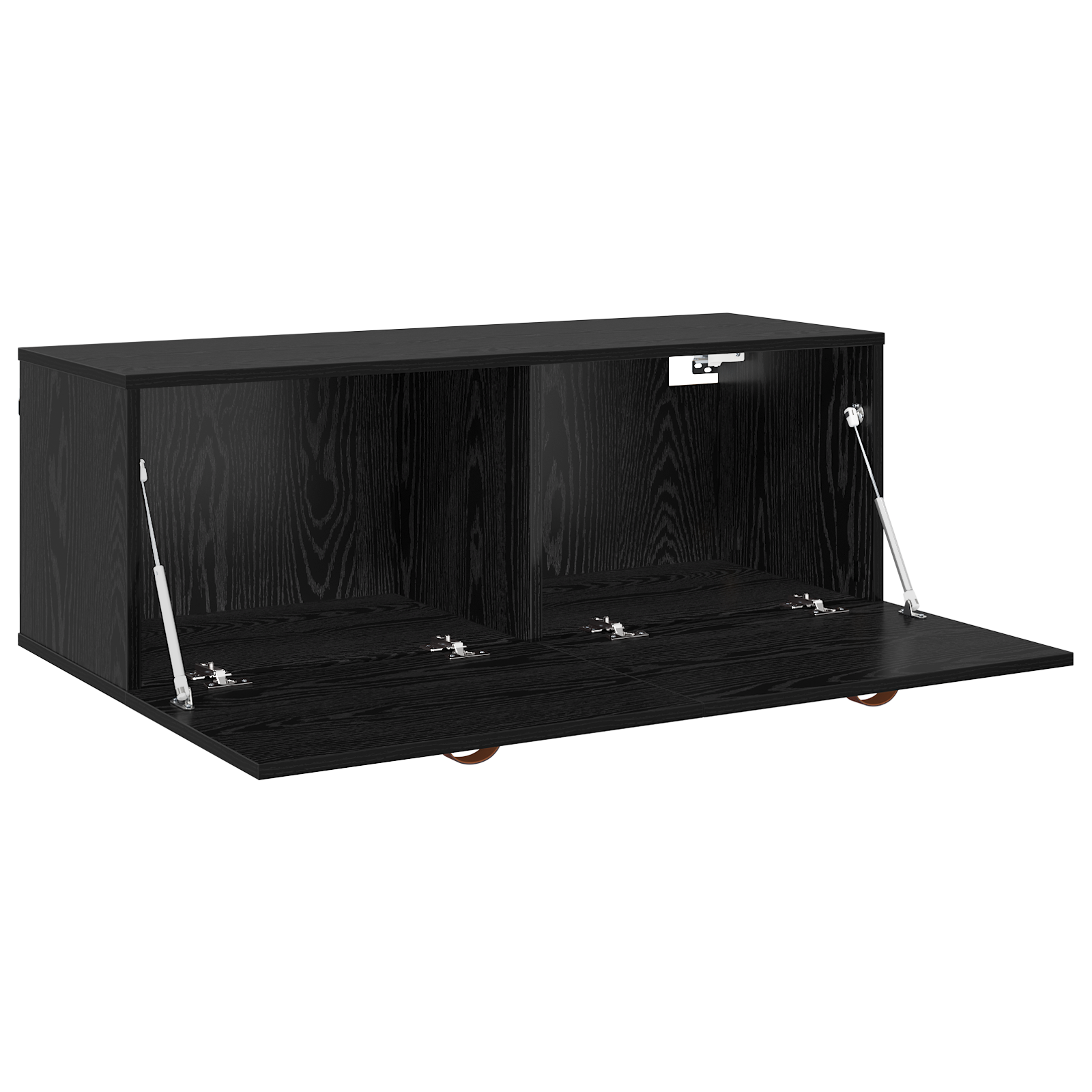 Meuble mural Chêne noir 100 x 36.5 x 35 cm Bois d'ingénierie