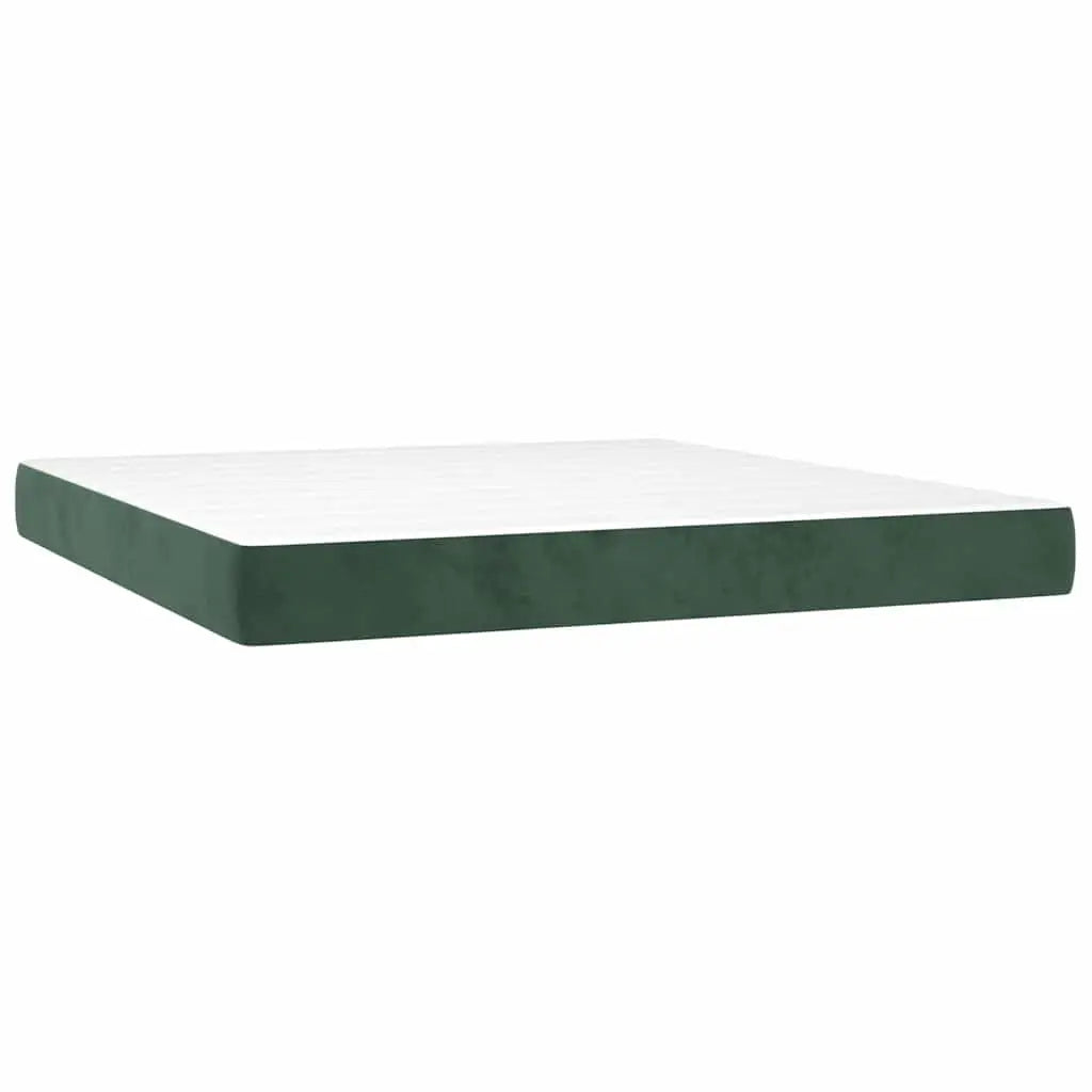 Matelas à ressorts ensachés mi-ferme Vert foncé 180x200x20 cm - XIOS
