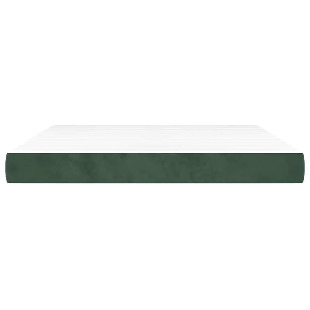 Matelas à ressorts ensachés mi-ferme Vert foncé 180x200x20 cm - XIOS