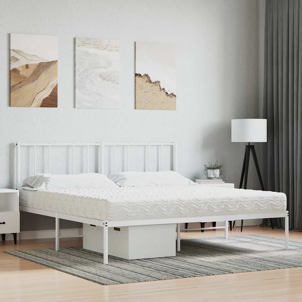 Matelas en mousse blanc 160x210 cm dureté H2 H3 - XIOS