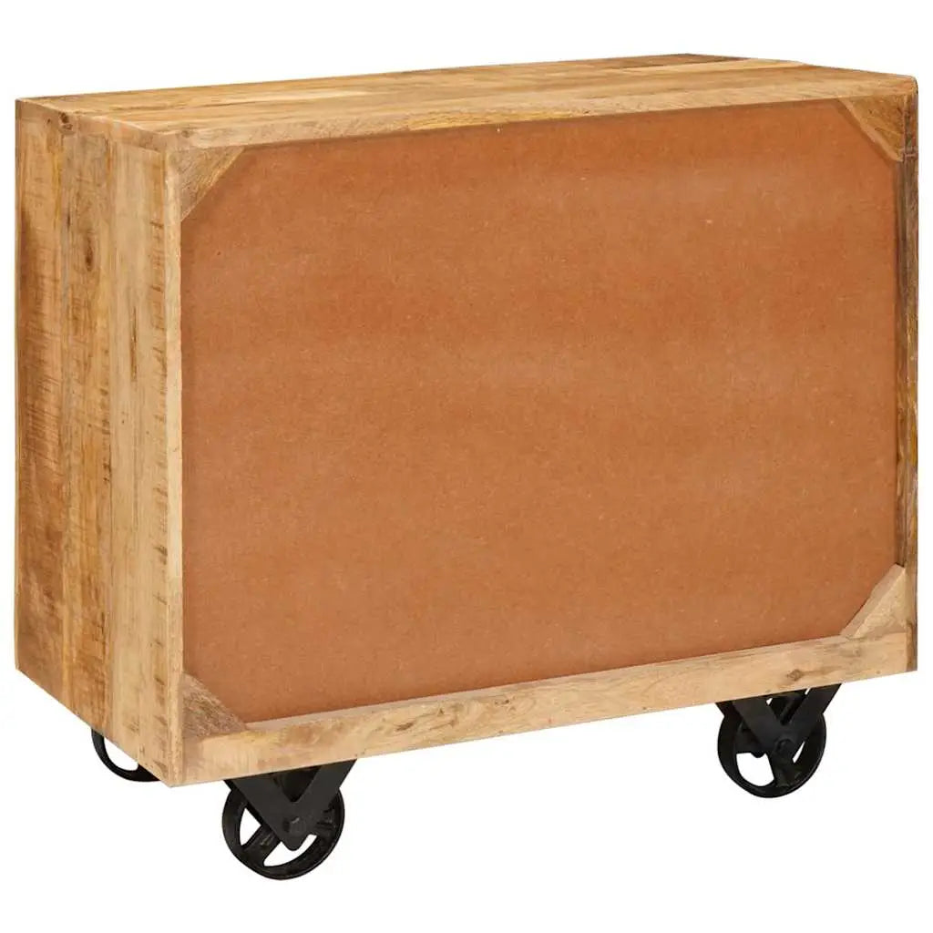 Meuble d’appoint Marron 70 x 38 x 63 cm bois de manguier massif - XIOS