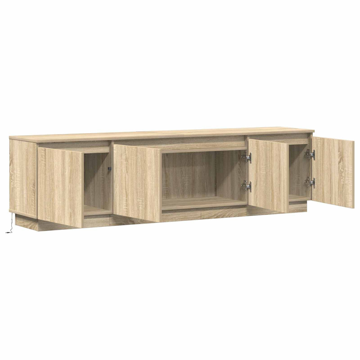 Meuble TV 180 x 38 x 49 cm Chêne Sonoma Bois d'ingénierie - XIOS