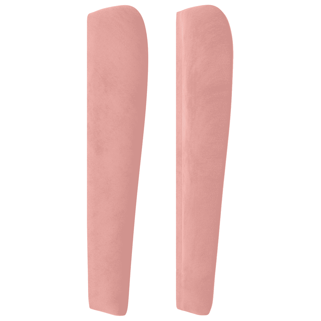 Sommier à lattes de lit avec matelas Rose 90x200 cm Velours
