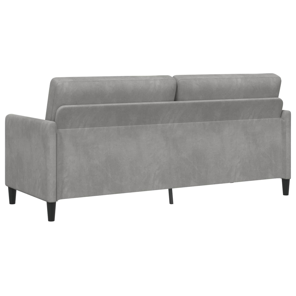 Sofa avec rangement Gris clair 192 x 78 x 87 cm Polyester - XIOS