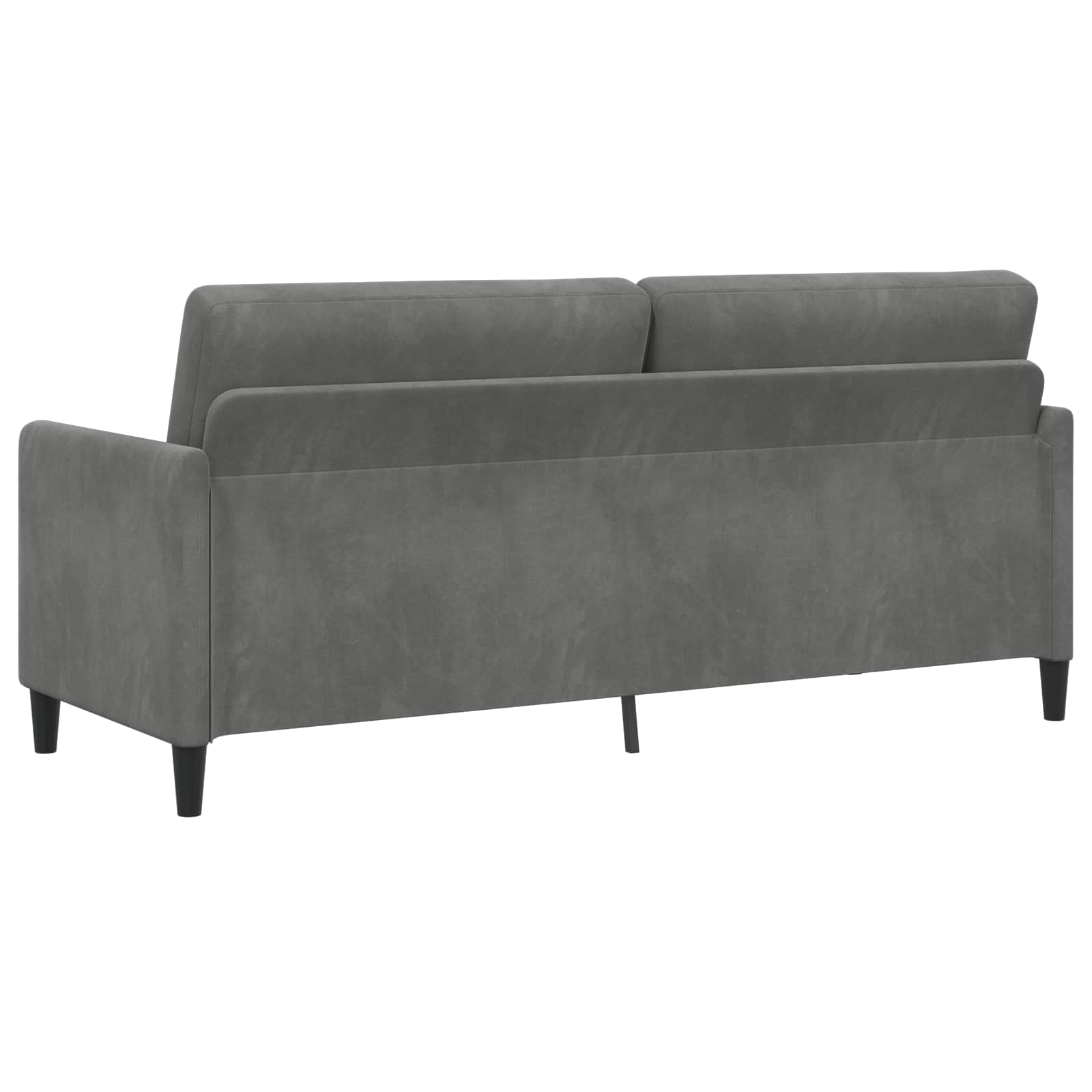 Sofa avec rangement Gris foncé 192 x 78 x 87 cm Polyester - XIOS