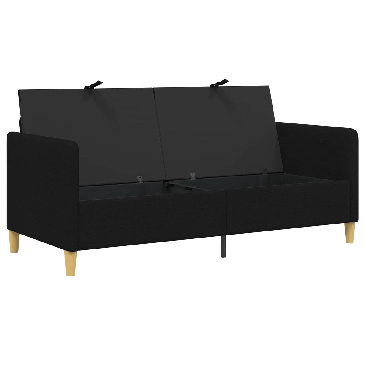 Sofa avec rangement Noir 172 x 78 x 87 cm Polyester - XIOS