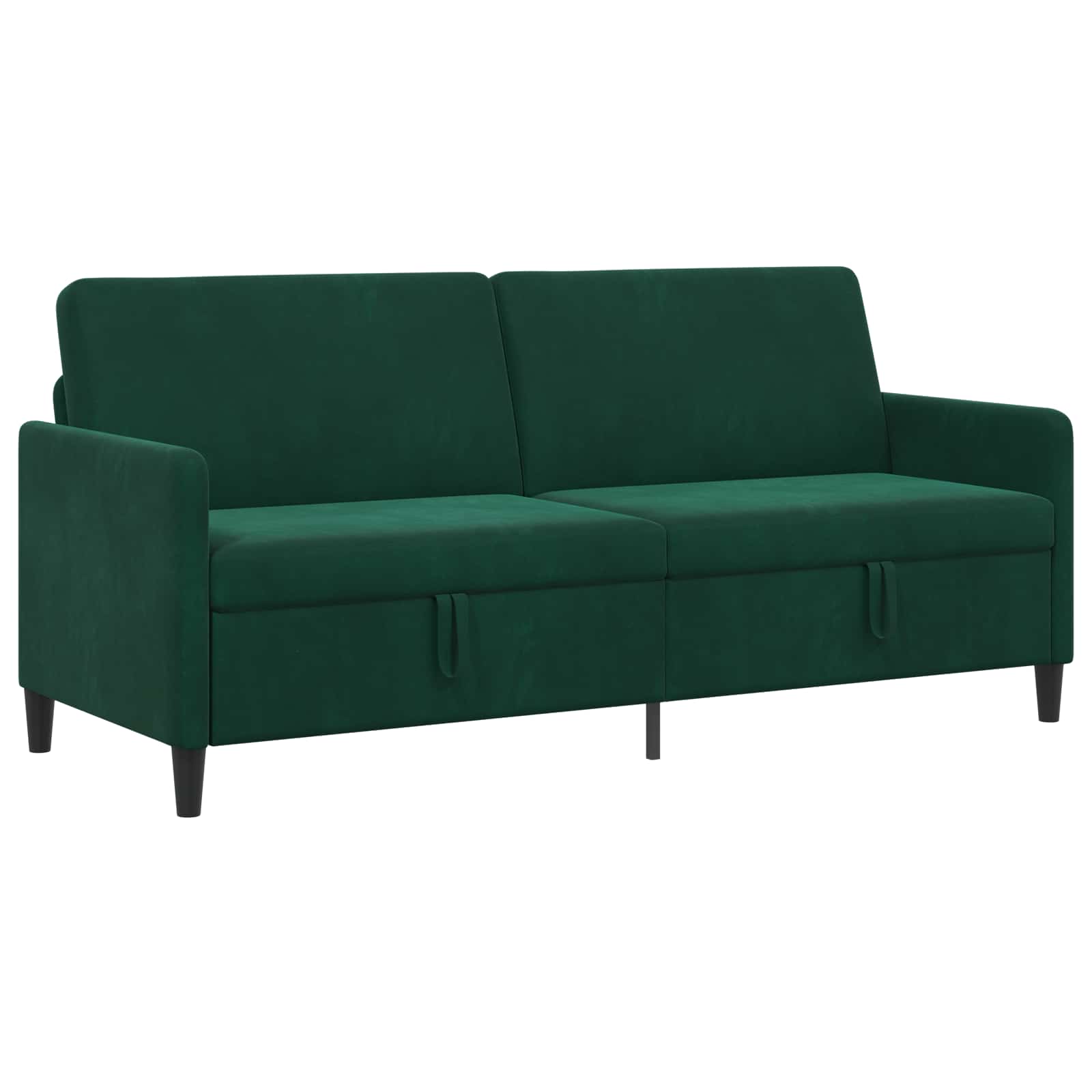 Sofa avec rangement Vert foncé 192 x 78 x 87 cm Polyester - XIOS