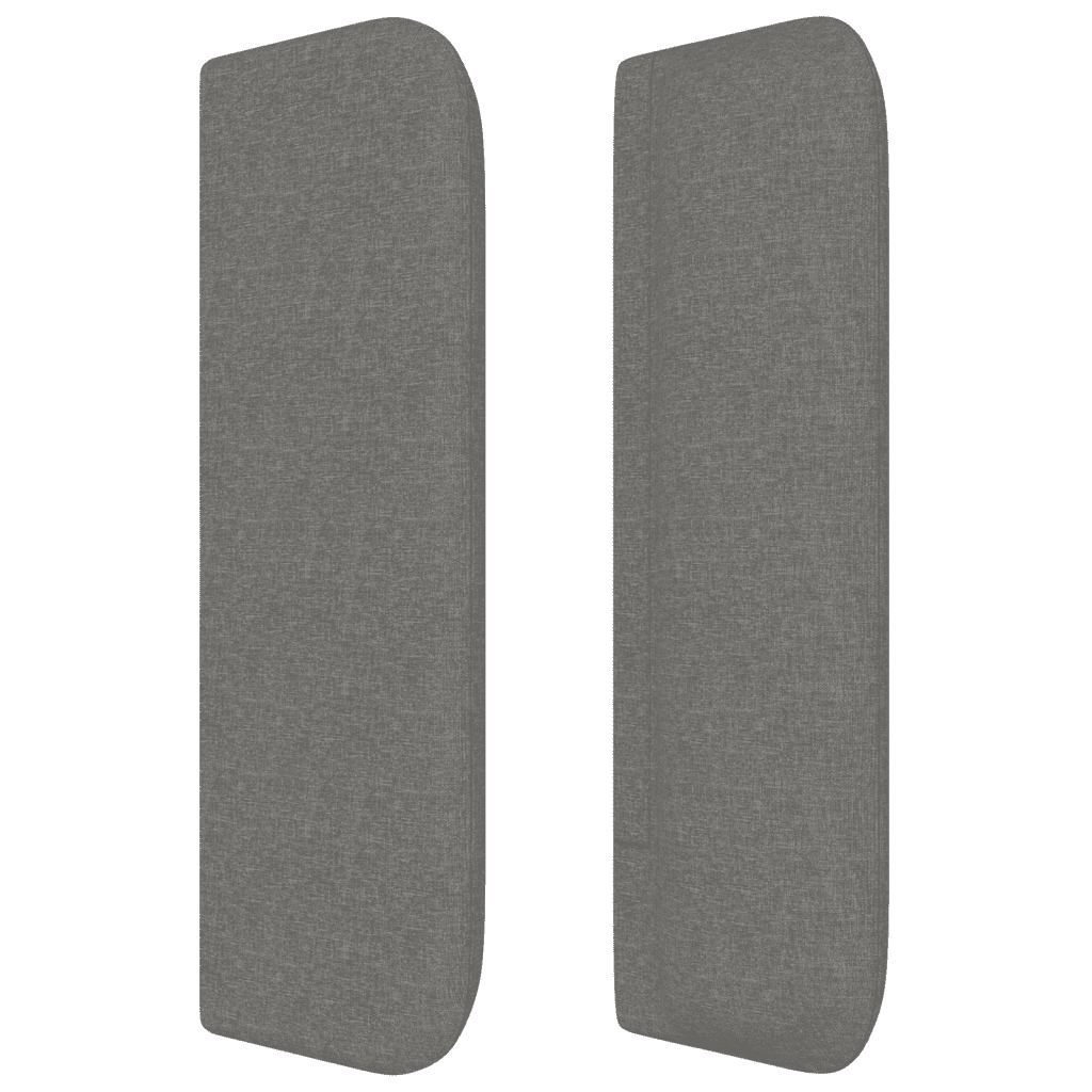 Sommier à lattes de lit avec matelas Gris foncé 160x200cm Tissu - XIOS