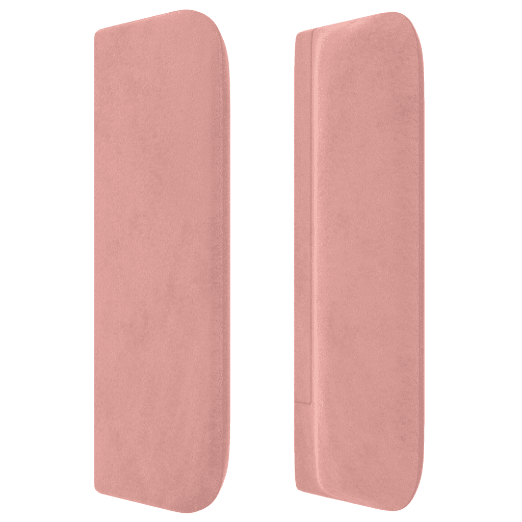 Sommier à lattes de lit et matelas Rose 80x200 cm Velours