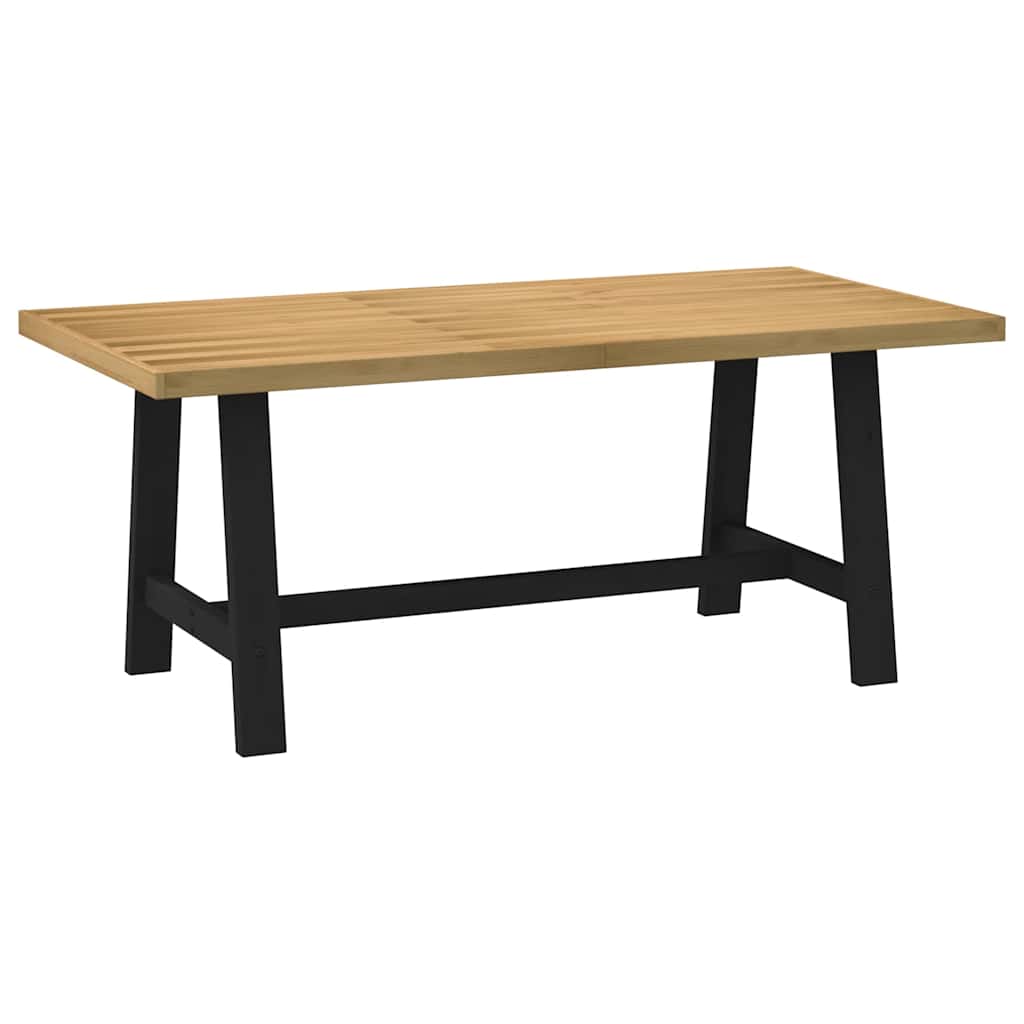 Table à manger NOAIN pieds en forme de A 180x90x75cm massif pin - XIOS