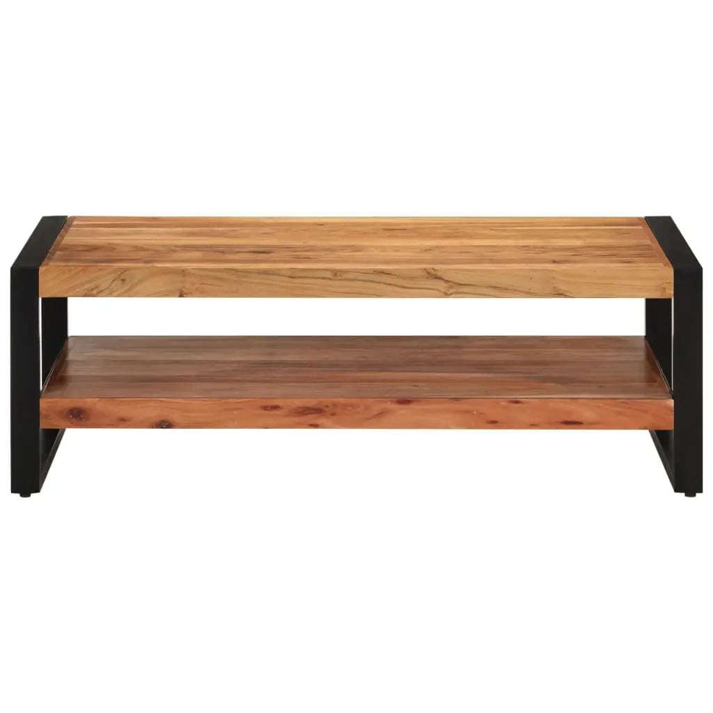 Table basse 120x55x40 cm bois massif d’acacia - XIOS