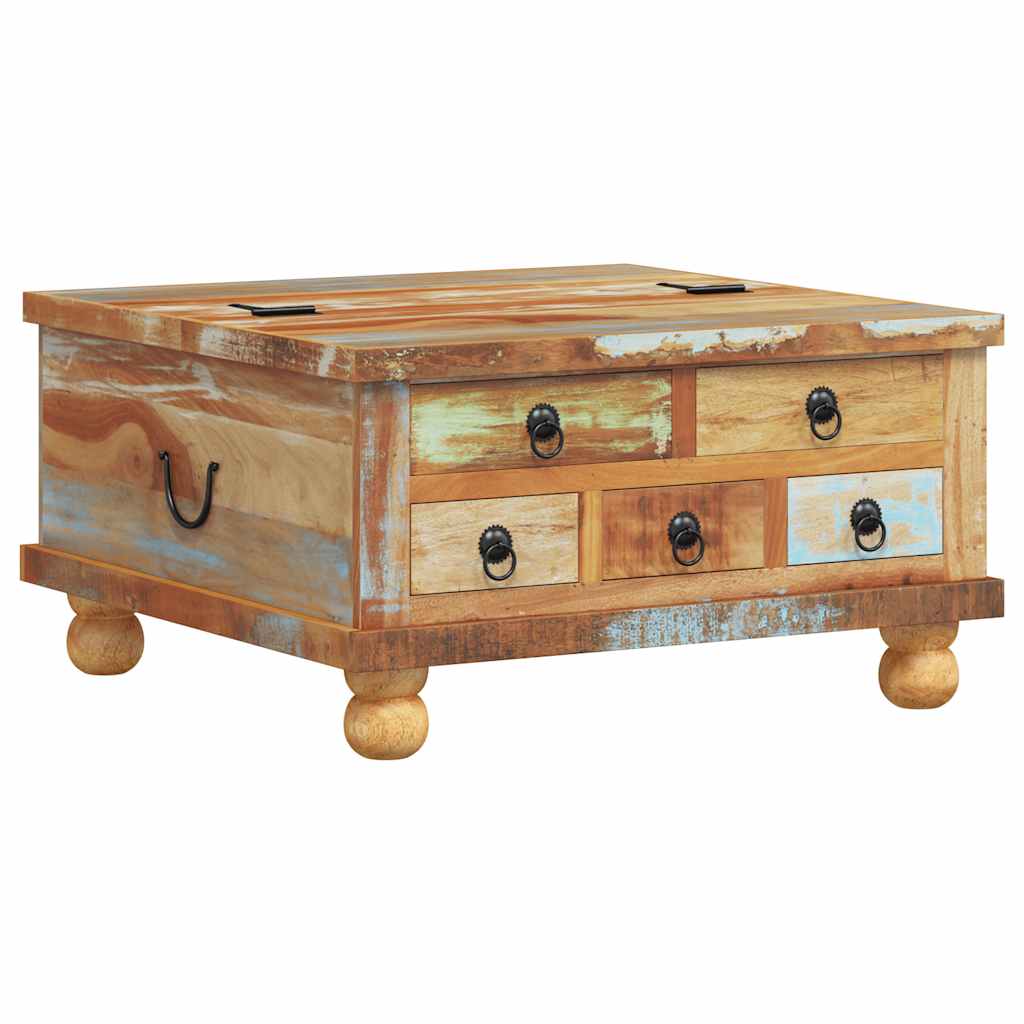 Table basse Bois de récupération 70 x 70 x 38 cm - XIOS
