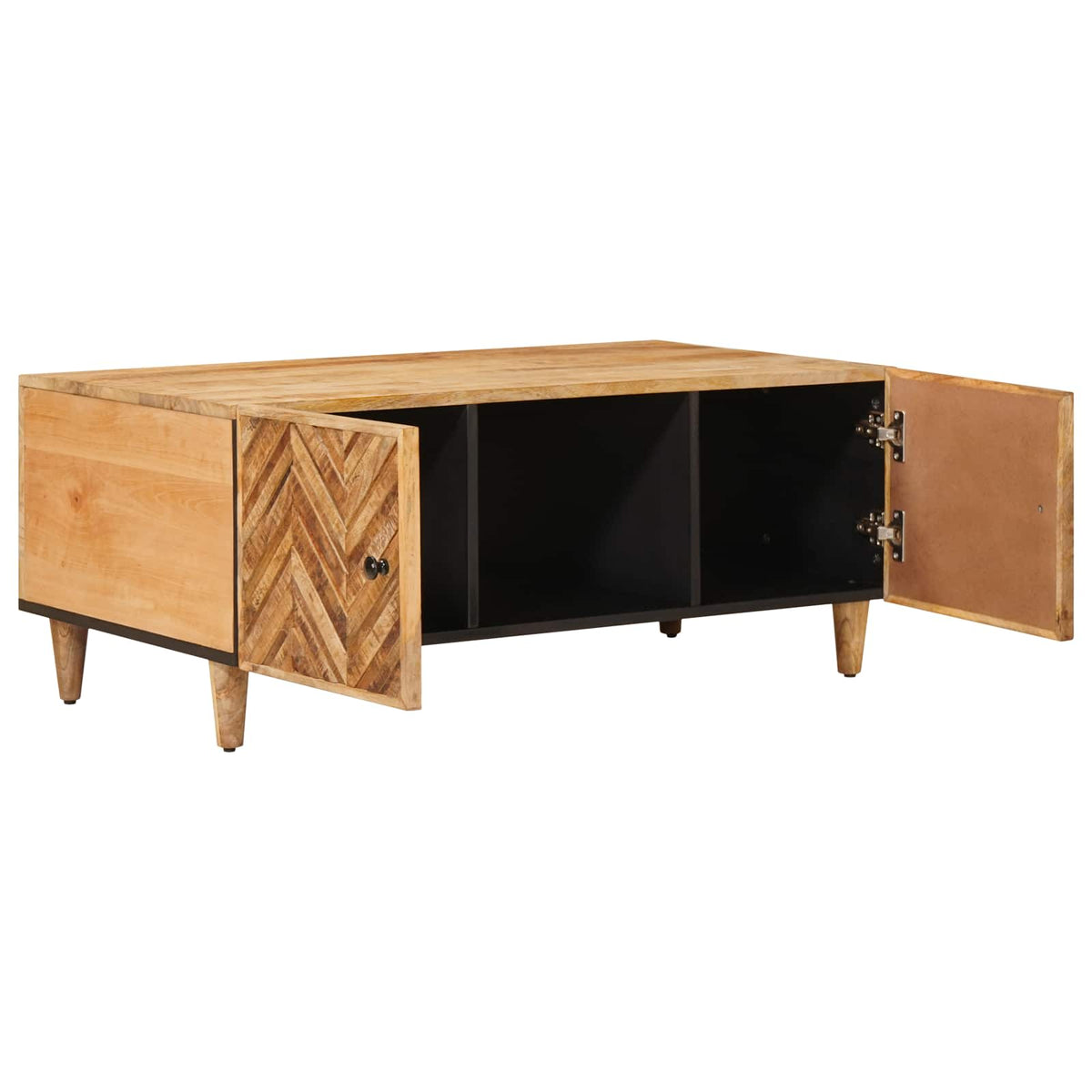 Table basse Marron 100 x 54 x 40 cm Bois de mangue massif - XIOS