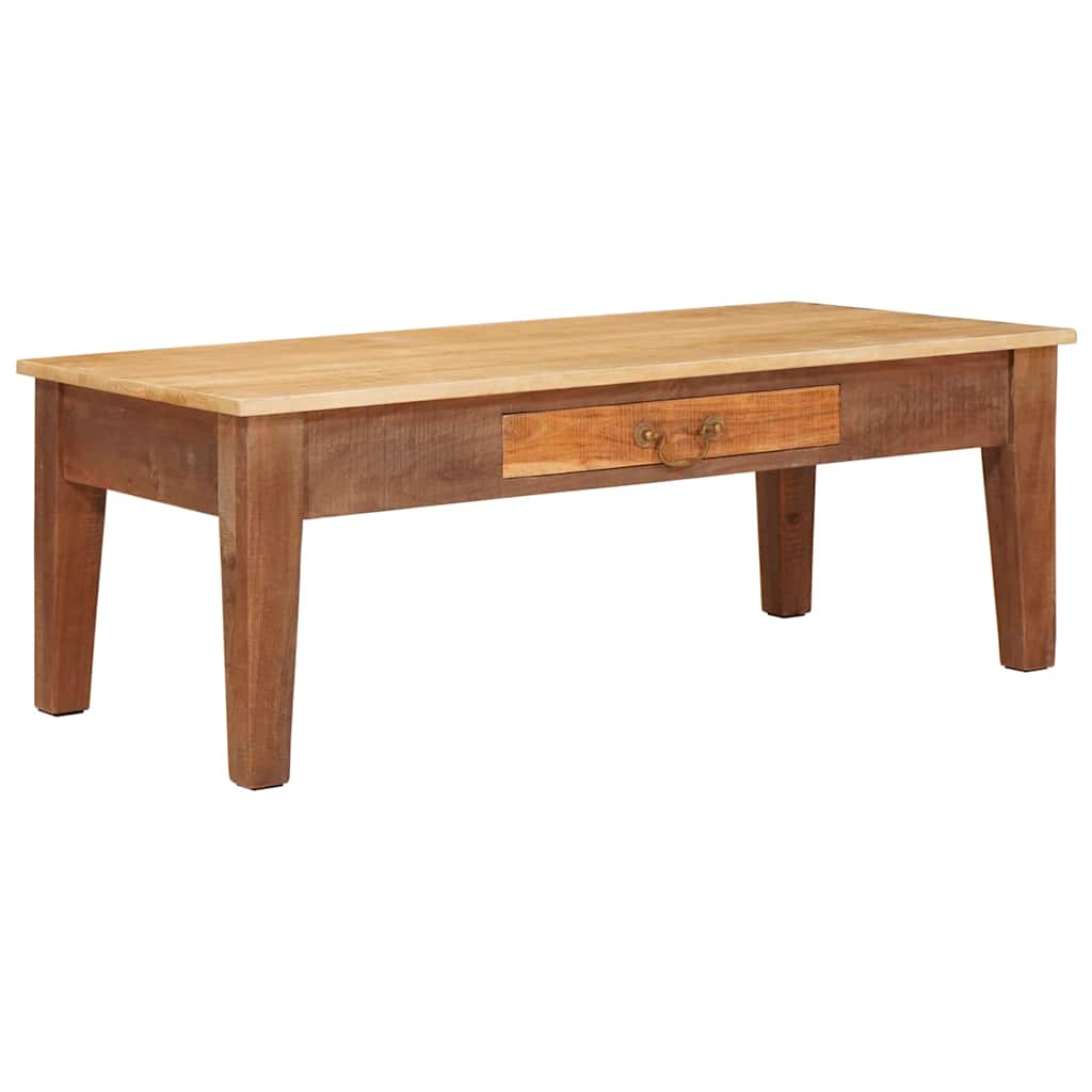 Table basse Marron 110 x 55 x 40 cm Bois de mangue massif - XIOS