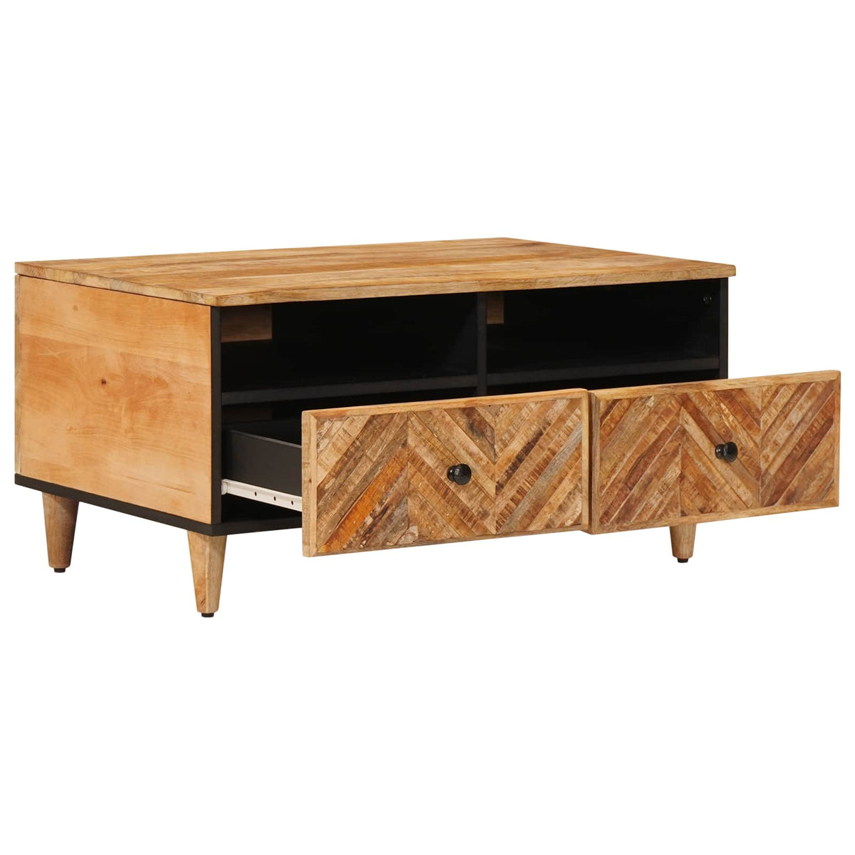 Table basse Marron 80 x 54 x 40 cm Bois de mangue massif - XIOS