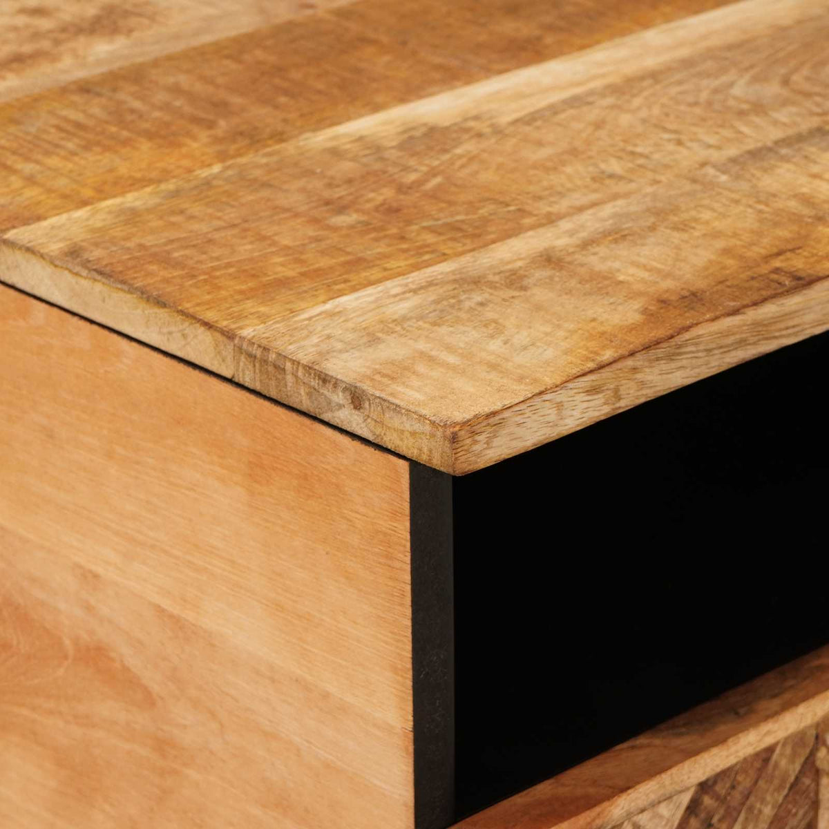 Table basse Marron 80 x 54 x 40 cm Bois de mangue massif - XIOS