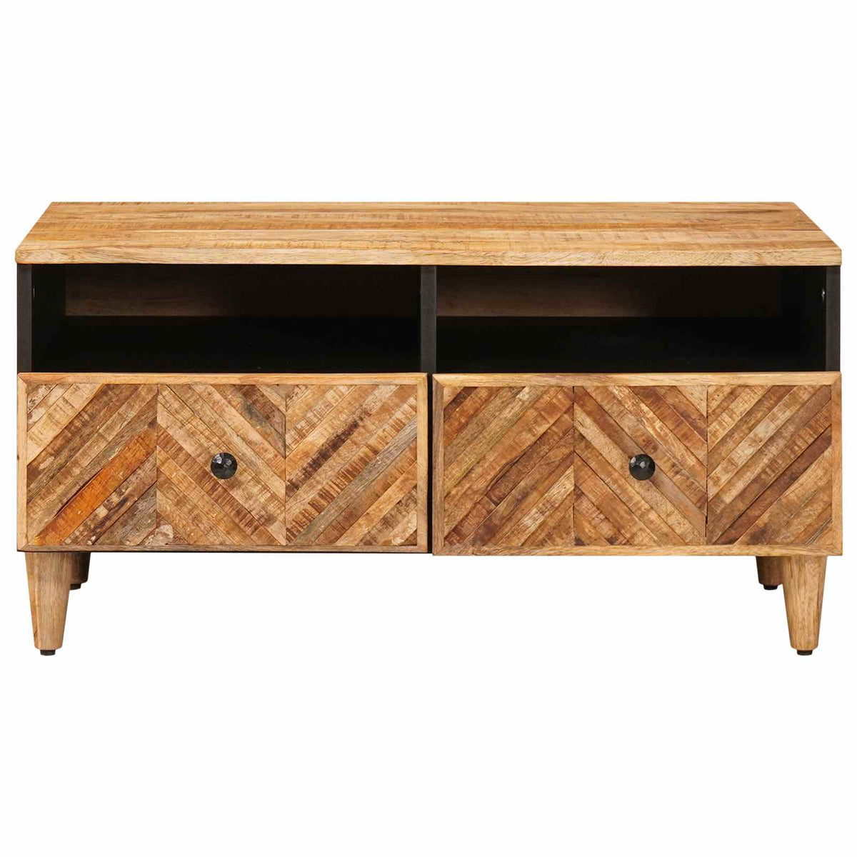 Table basse Marron 80 x 54 x 40 cm Bois de mangue massif - XIOS