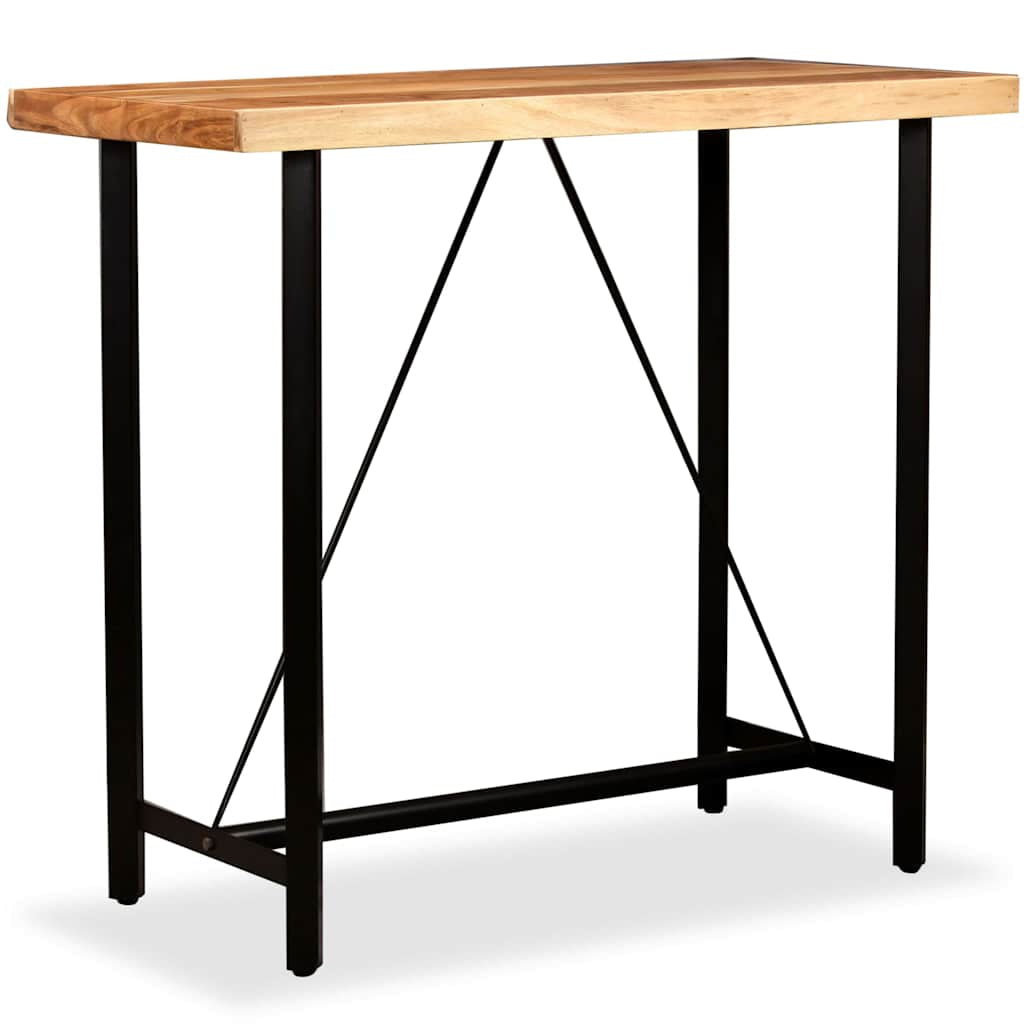 Table de bar Bois massif d’acacia 120x60x107 cm - XIOS