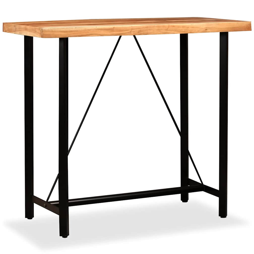Table de bar Bois massif d’acacia 120x60x107 cm - XIOS