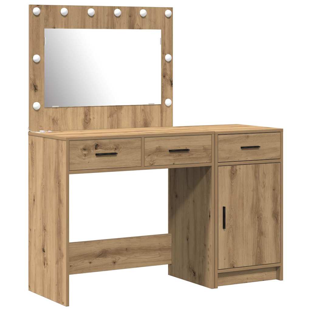 Table de Toilette 2 pc Marron 40 x 41 x 75 cm Bois d'ingénierie - XIOS