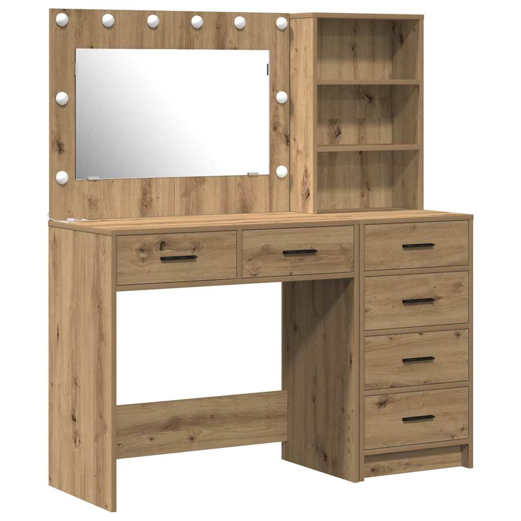 Table de Toilette 2 pc Marron 78.5 x 41 x 135 cm - XIOS