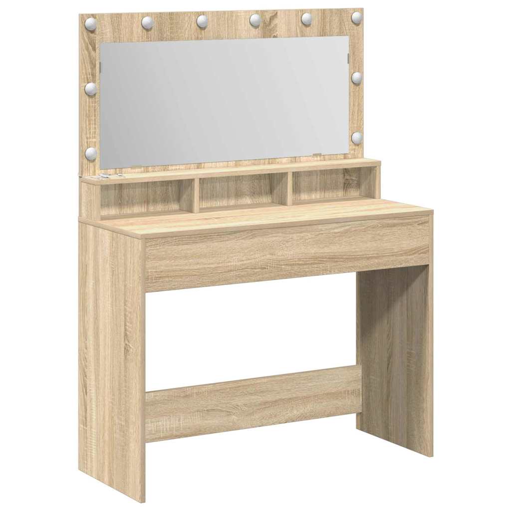 Table de Toilette Chêne Sonoma 100 x 41 x 135 cm - XIOS