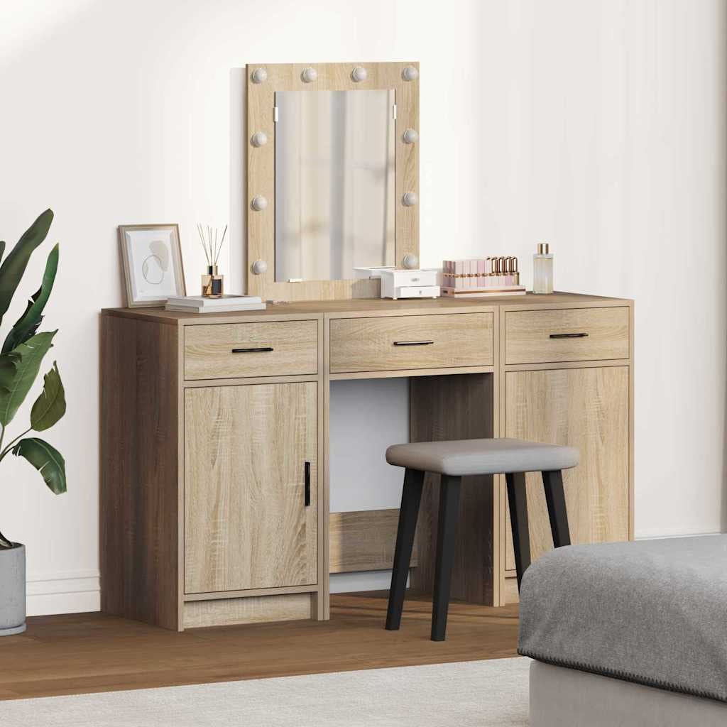 Table de Toilette Marron 50 x 41 x 135 cm Bois d’ingénierie - XIOS