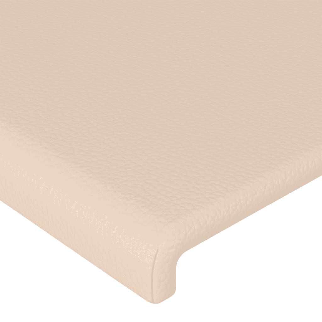 Sommier à lattes de lit avec matelas Cappuccino 120x200 cm