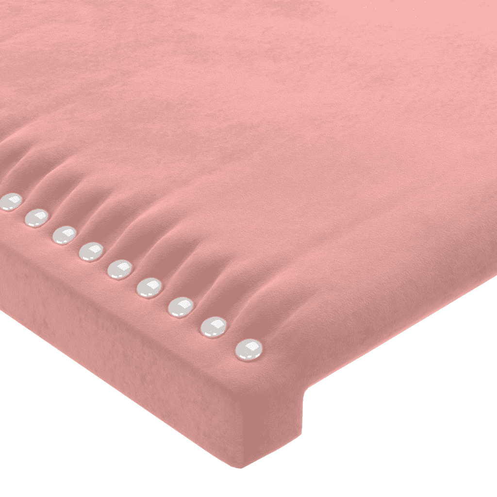 Sommier à lattes de lit avec matelas Rose 90x190 cm Velours