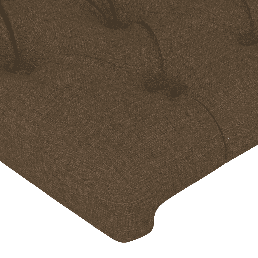 Sommier à lattes de lit avec matelas Marron foncé 140x190 cm