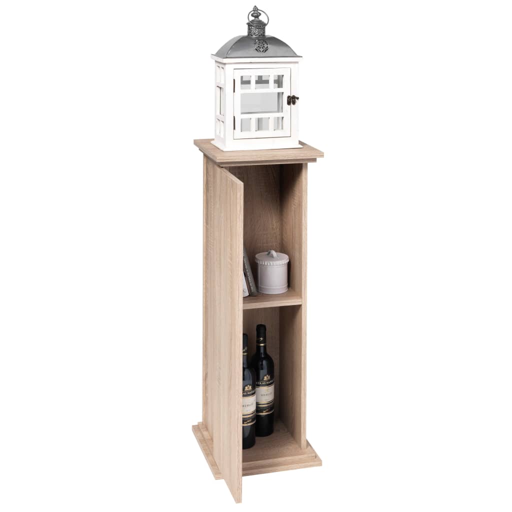 FMD Table d'appoint avec porte 88,5 cm Chêne Tables d'appoint FMD   