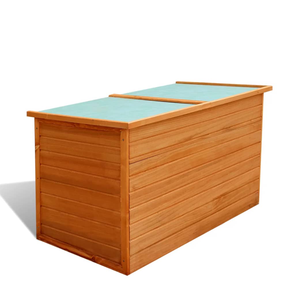 Boîte de rangement de jardin 126 x 72 x 72 cm Bois Coffres de jardin vidaXL   