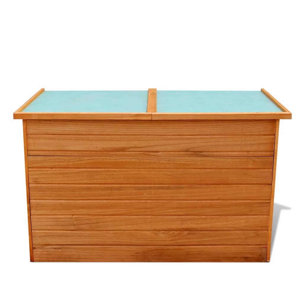 Boîte de rangement de jardin 126 x 72 x 72 cm Bois Coffres de jardin vidaXL   
