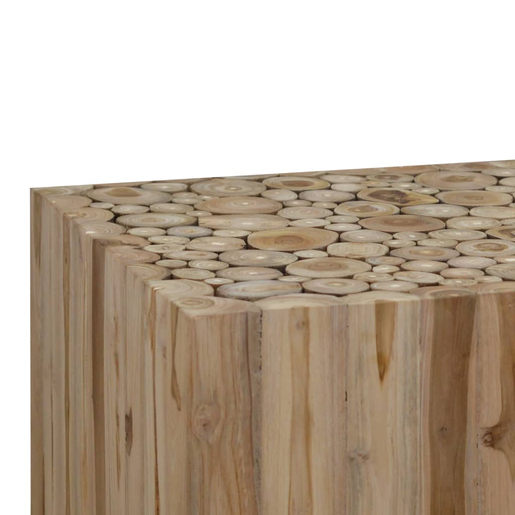 Table basse Teck authentique 50 x 50 x 35 cm Tables basses vidaXL   