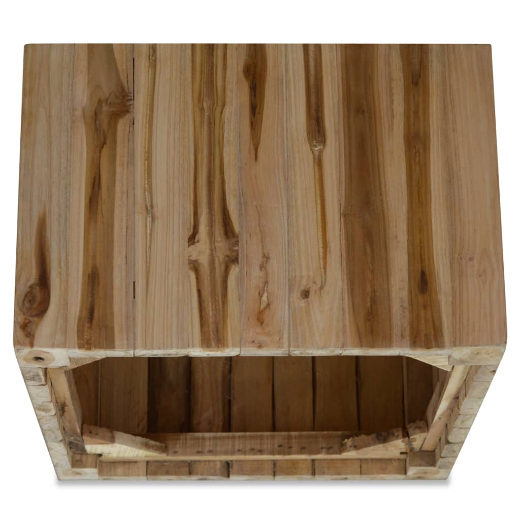 Table basse Teck authentique 50 x 50 x 35 cm Tables basses vidaXL   