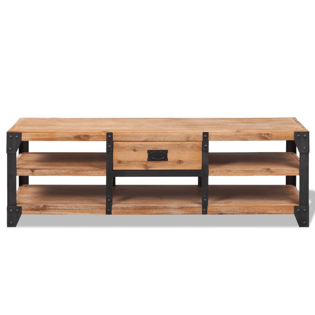 Mobilier de salon 3 pièces Bois d'acacia massif Ensembles de meubles de salon-séjour vidaXL   