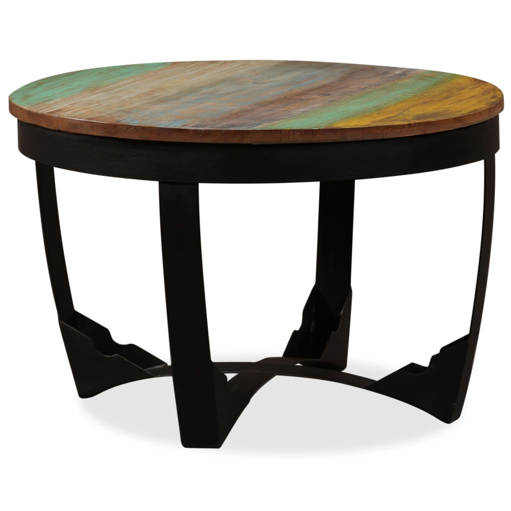 Table basse bois de récupération massif 60x40 cm Tables basses vidaXL   