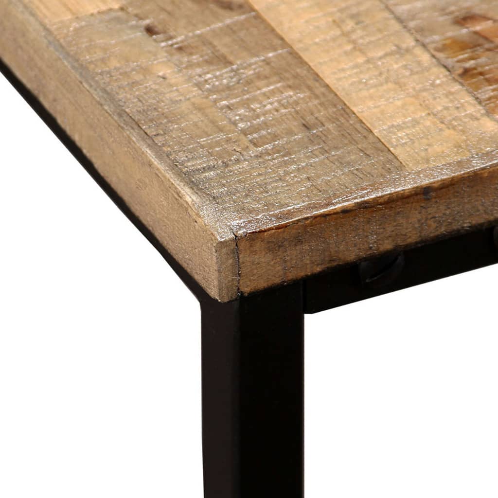 Table basse gigogne 2 pcs Teck massif de récupération Tables basses vidaXL   