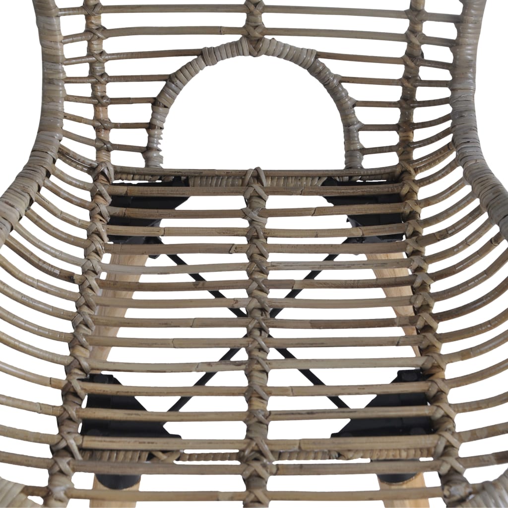 Chaises à manger lot de 6 marron rotin naturel Chaises de cuisine vidaXL   