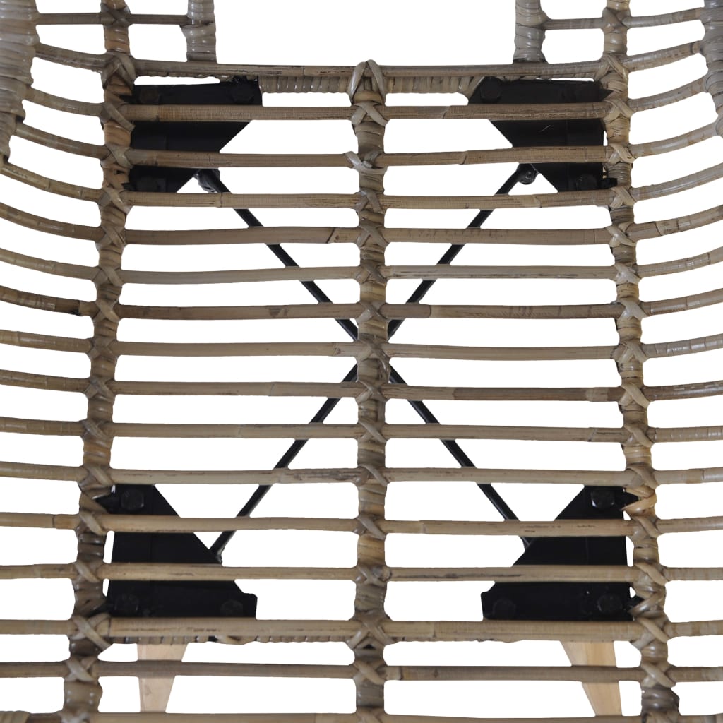 Chaises à manger lot de 6 marron rotin naturel Chaises de cuisine vidaXL   