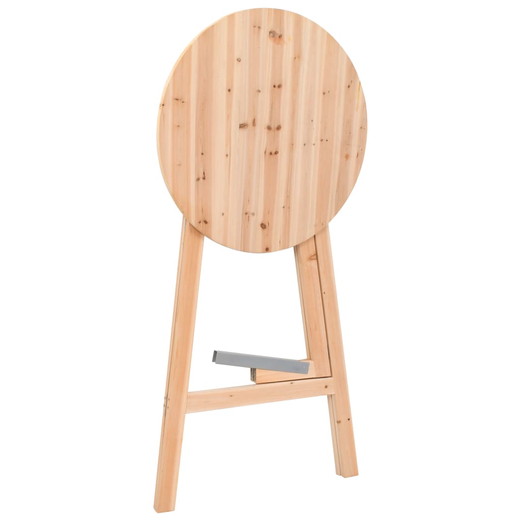 Table de bar pliable 78 cm Bois de sapin Tables pliantes vidaXL   