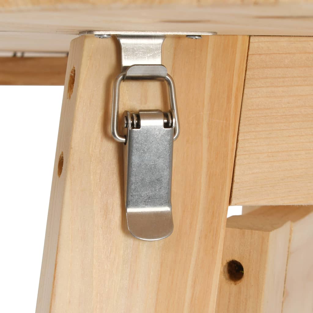 Table de bar pliable 78 cm Bois de sapin Tables pliantes vidaXL   
