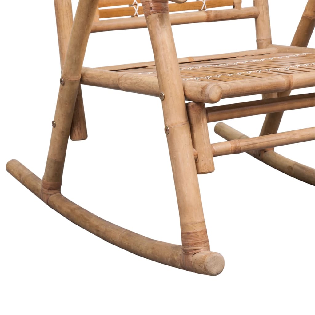 Chaise à bascule en bambou Fauteuils à bascule vidaXL   