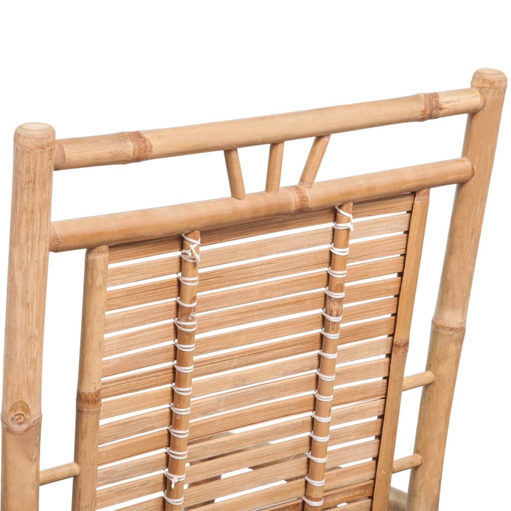 Chaise à bascule en bambou Fauteuils à bascule vidaXL   