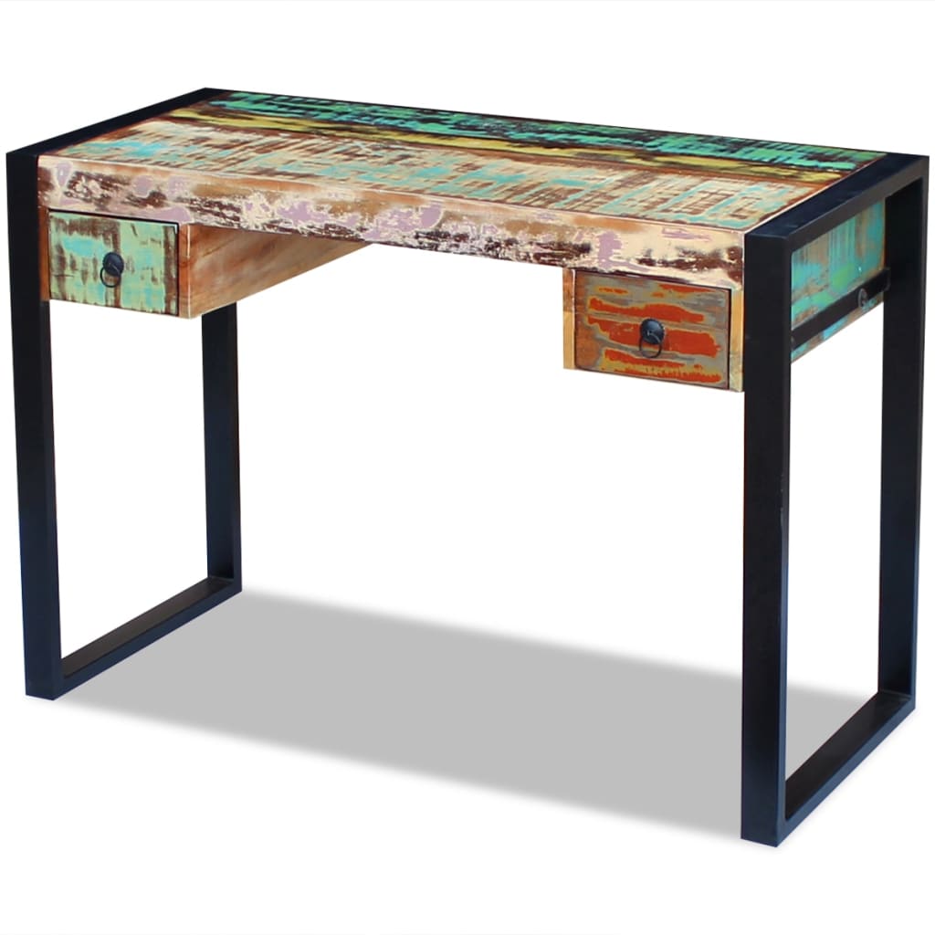 Bureau Bois de récupération massif Bureaux vidaXL   