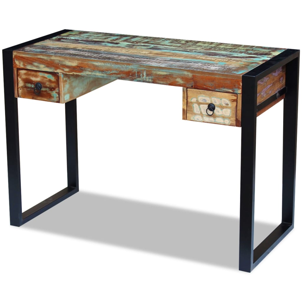 Bureau Bois de récupération massif Bureaux vidaXL   